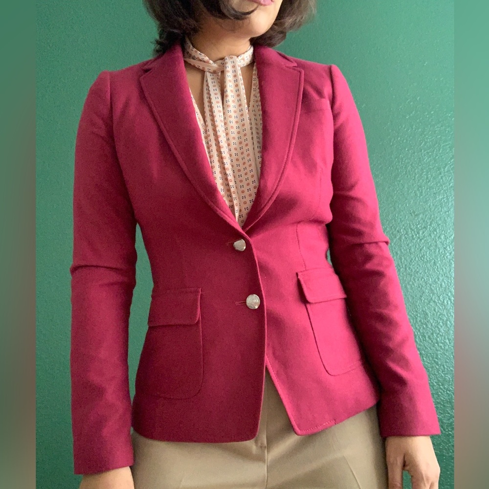 Banana Republic Wool Blend Blazer Suit Jacket